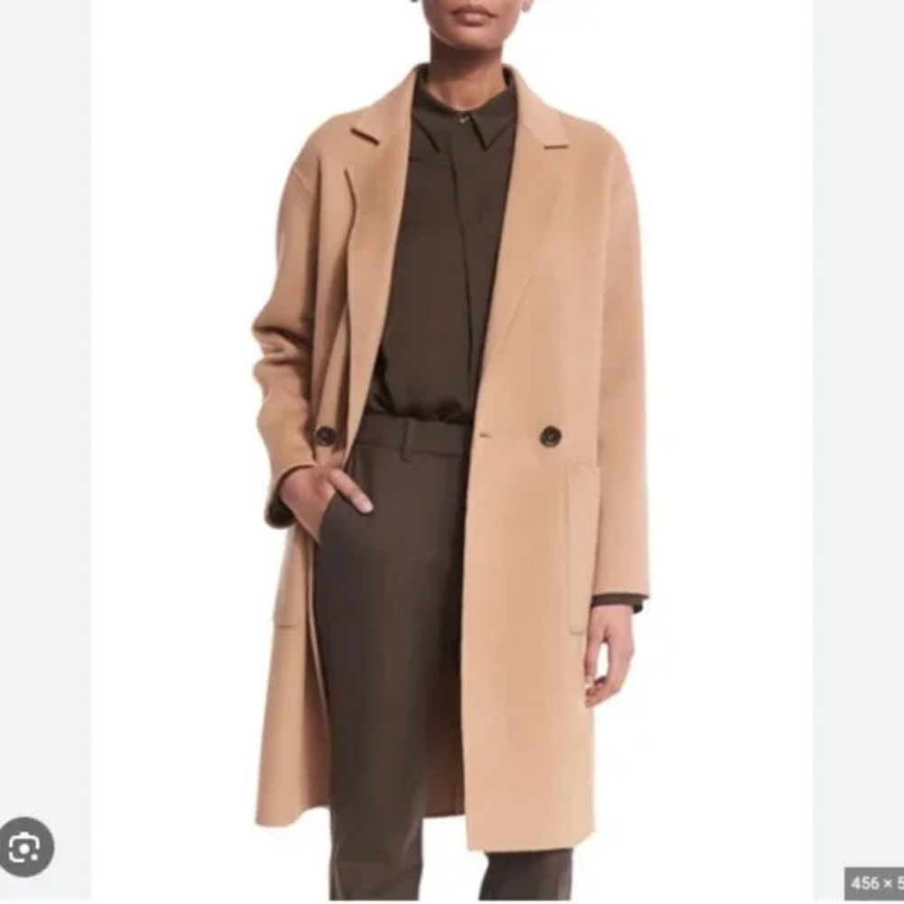 Theory Easy One-Button Coat In Double-Face Wool-C… - image 1